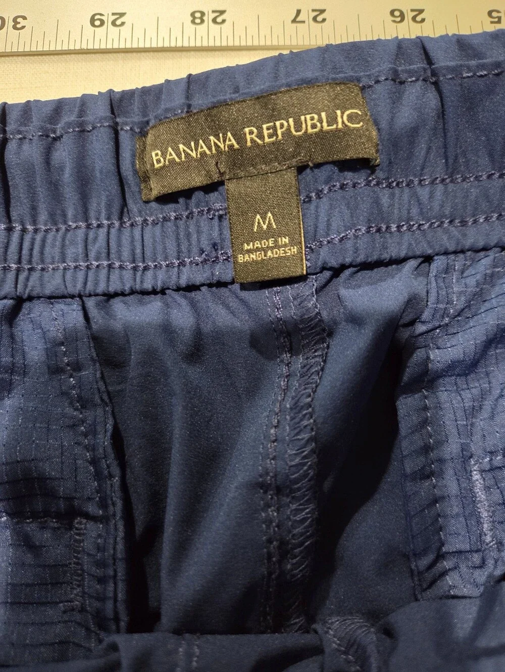 Banana Republic Men's Performance Jogger Pants | Medium | Blue | Lightweight